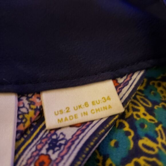 Maeve Sapelo Silk Tank Sz 2 - Picture 8 of 9